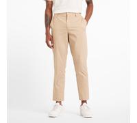 New Balance Homme Athletics Standard Tapered Pant 30" en Beige, Sergé de Coton, Taille S