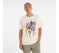 New Balance Homme Athletics System That Runs T-Shirt en Blanc, Coton, Taille L