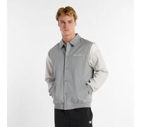 New Balance Homme Athletics Varsity Jacket en Gris, Coton, Taille S