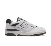 New Balance Homme BB550 en Blanc/Noir, Cuir, Taille 40.5 Large