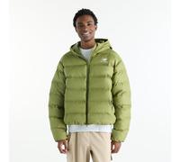 New Balance Homme Boston Puffer Jacket en Vert, Polyester, Taille M