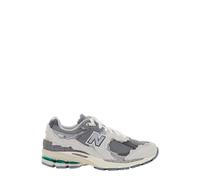 New Balance, Homme, Chaussures, Gris, Taille: 41 1/2 EU Baskets Gris avec Patch Logo en Daim