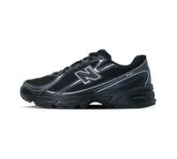 New Balance, Homme, Chaussures, Noir, Taille: 39 1/2 EU Baskets Unisex Noir Argent Métallique