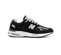 New Balance, Homme, Chaussures, Noir, Taille: 41 1/2 EU Baskets en soie et nylon noirs