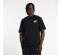 New Balance Homme Classic Tri-Logo Heat Map T-Shirt en Noir, Coton, Taille XS