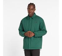 New Balance Homme Coaches Jacket en Vert, Nylon tissé, Taille M