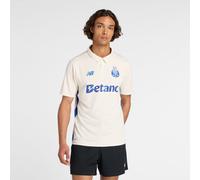 New Balance Homme FC Porto Third Short Sleeve Jersey en Blanc/Bleu, Polyester, Taille XL