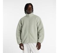 New Balance Homme High Pile Jacket en Vert, Polaire Poly, Taille L