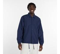 New Balance Homme Lightweight Coaches Jacket en Bleu, Nylon Tissé, Taille XS