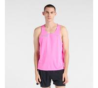 New Balance Homme London Edition RC Essential Singlet en Rose, Polyester, Taille S