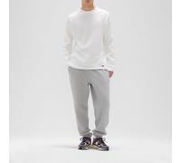 New Balance Homme Made in USA Mock Neck Thermal Top en Blanc, Poly Knit, Taille L