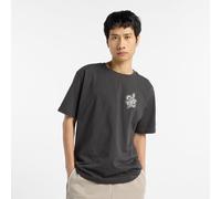 New Balance Homme NBX Lunar Year T-Shirt en Gris, Jersey de coton, Taille S