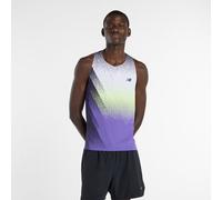 New Balance - Race Day Ultra Light Printed Singlet - Débardeur - XL - electric purple