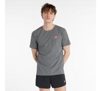 T-shirt New Balance Race Day Ultra Light manches courtes gris orange - L