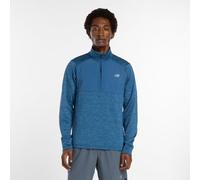 New Balance Veste 1/2-zip Athletics Heat Grid Homme Bleu Taille S (2025)