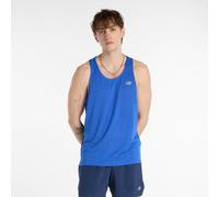 New Balance Homme RC Essential Singlet en Gris, Poly Knit, Taille S