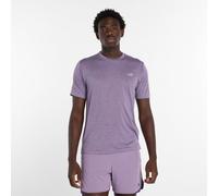 New Balance Homme RC Essential T-Shirt en Mauve/Gris, Poly Knit, Taille M