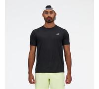 New Balance Homme RC Essential T-Shirt en Noir/Gris, Poly Knit, Taille M