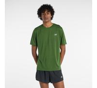 New Balance Homme RC Essential T-Shirt en Vert, Poly Knit, Taille M