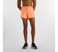 New Balance Homme RC Ultra Light Split Short 3" en Orange, Nylon tissé, Taille L