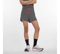 New Balance Homme RC Ultra Light Split Short 3" en Rouge, Nylon tissé, Taille XL