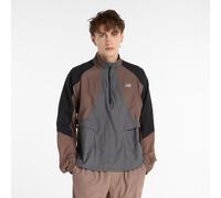 New Balance Homme Run Water Resistant Jacket en Marron, Polytissé, Taille XS