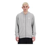 Sweatshirt à capuche New Balance Sport Essentials French Terry Logo Full Zip gris - M