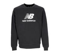 New Balance, Homme, Sweatshirts et sweats à capuche, Noir, Taille: L SweaT-shirt ras du cou en molleton French Terry avec logo