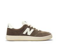 New Balance Homme T500 en Marron/Blanc, Cuir, Taille 37.5