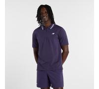 New Balance Homme Tournament Polo en Mauve, Poly Knit, Taille L