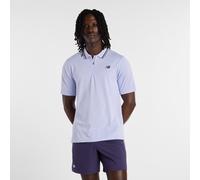 New Balance Homme Tournament Polo en Mauve, Poly Knit, Taille M