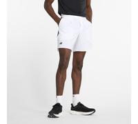 New Balance Homme Tournament Short en Blanc, Polytissé, Taille S