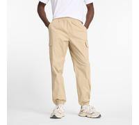 New Balance Homme Twill Cargo Jogger en Beige, Sergé de Coton, Taille XS