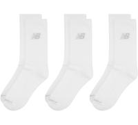 New Balance Kids 3 Pack Of Crew Socks Blanc L (2-5.5) Unisex