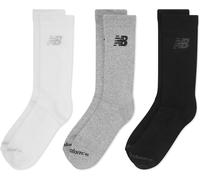 New Balance Kids 3 Pack Of Crew Socks Blanc Multi L (2-5.5) Unisex