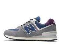 New Balance Konkrete Jungle 574 V2 Baskets, unisexes, pour adulte, gris/bleu marine, 7.5 Wide Women/6 Men