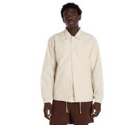 New Balance Lightweight Coaches Jacket Homme - Manteaux blousons, Beige - Taille L - Poly Jersey Beige L