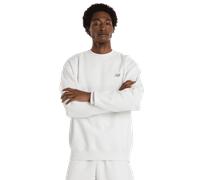 New Balance Linear Graphic Crew Homme - Sweats, Blanc - Taille M - Jersey de coton White M