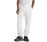 New Balance Linear Graphic Pant Homme - Pantalons, Blanc - Taille M - Jersey de coton White M