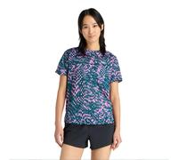 New Balance T-shirt London Marathon Edition Athletics manches courtes vert/rose femme M