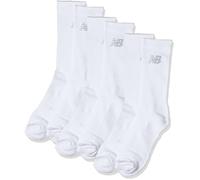 New Balance Lot de 3 paires de chaussettes unisexes, blanc, M UK