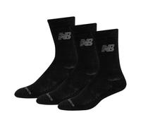 New Balance Lot de 3 paires de chaussettes unisexes, blanc, M UK