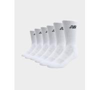 New Balance Lot de 6 chaussettes courtes Everyday Homme - Blanc 39 - 42