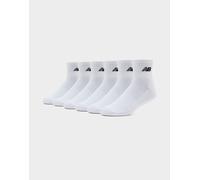 New Balance Lot de 6 Paires de Chaussettes Quarter - Blanc
