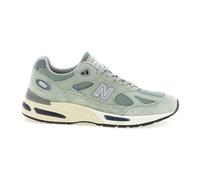 New Balance - Made in UK 991v2 Baskets - Homme - Sport - Vert - Taille: 42 EU