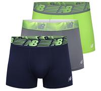 New Balance Men's 3" Boxer Brief No Fly, with Pouch, 3-Pack