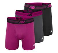 New Balance Mesh 15,2 Cm avec Slip de Boxer (Lot de 4) Caleçon Boxeur Homme (Lot de 4)