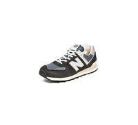 New Balance Mixte 574 Fashion-Sneakers, Black Cement, 42 EU