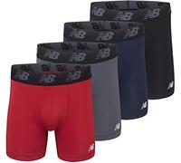 New Balance Nb3017-4 Maillot, Pigment/Team Red/Lead/Black, 5XL/Grande Taille (Lot de 4) Homme