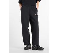 New Balance New Balance Black Womens Linear Heritage Fleece Barrel Leg Joggers